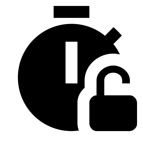 Timer Lock Open