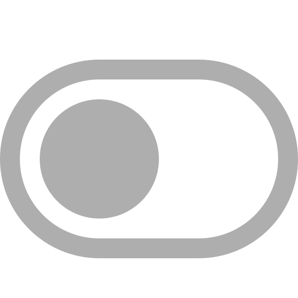 Toggle Off Vector