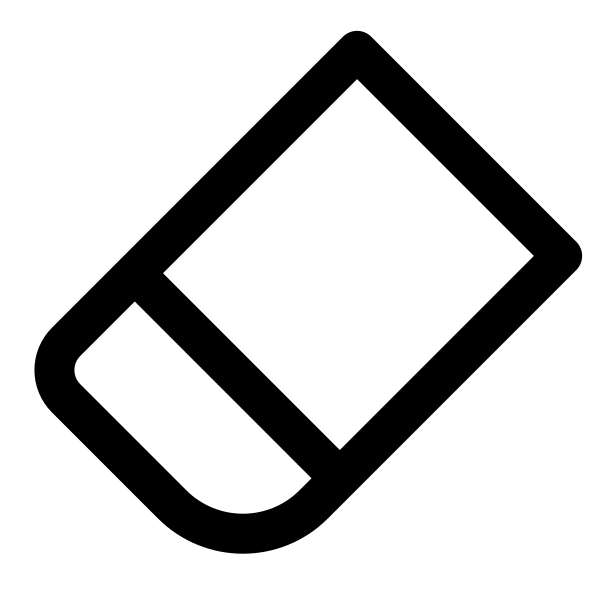 Tool Eraser Vector