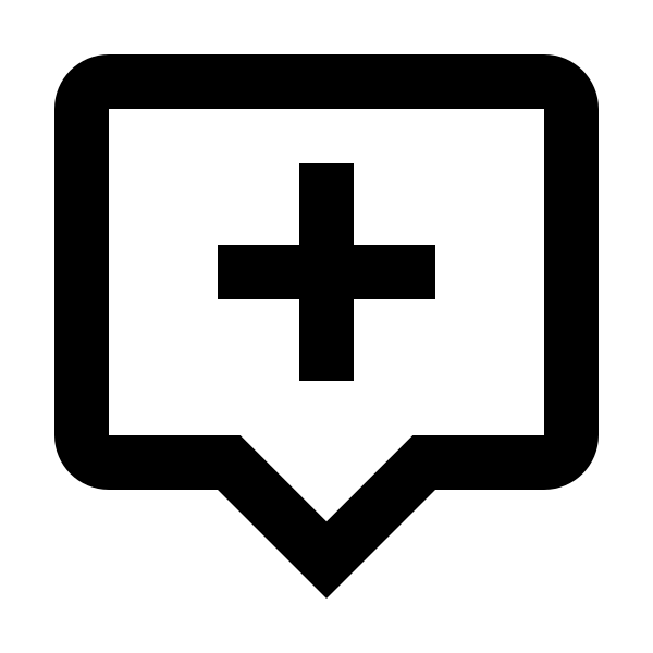 Tooltip Plus Outline