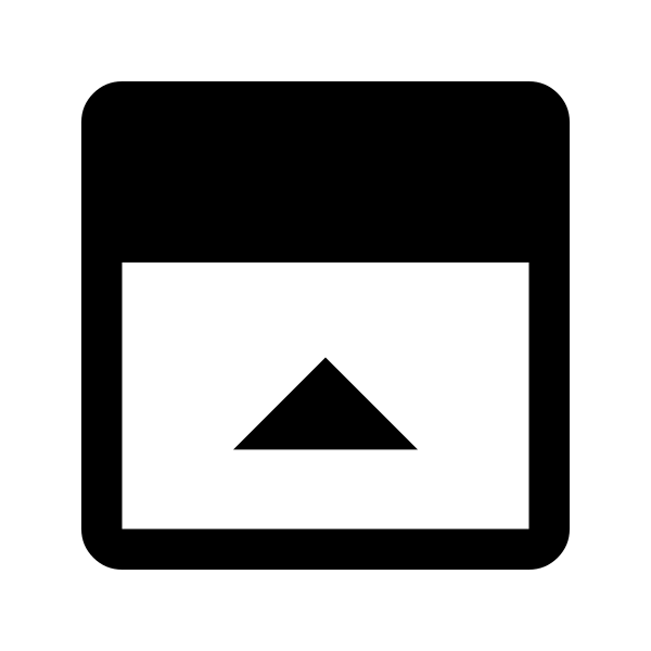 Top Panel Close Fill