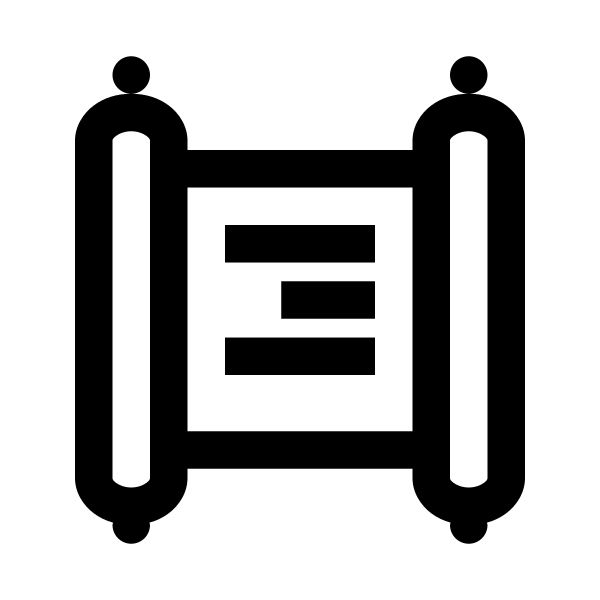 Torah Solid Vector