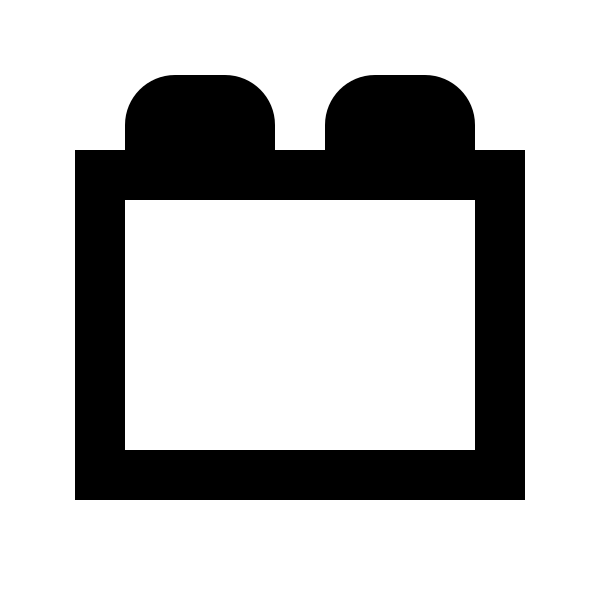 Toy Brick Outline