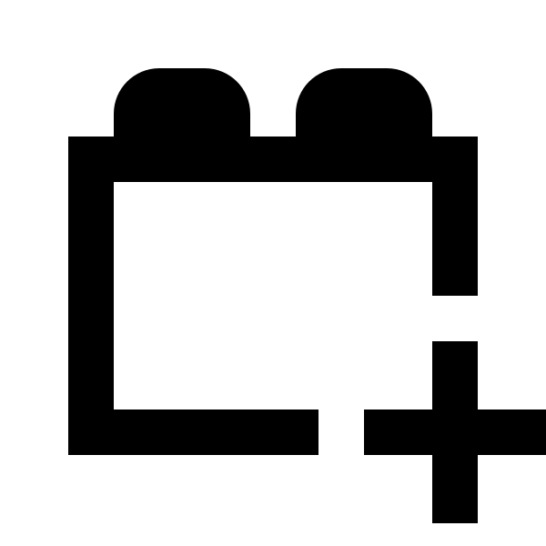 Toy Brick Plus Outline