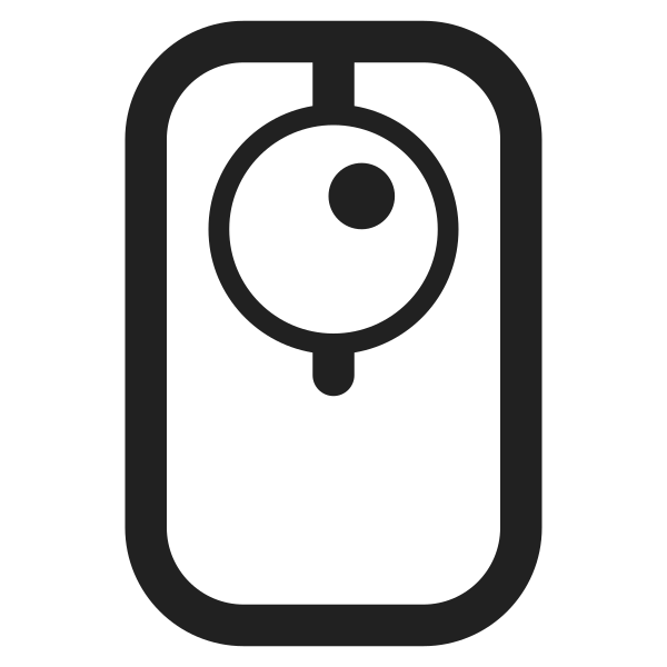 Trackball High Contrast Vector