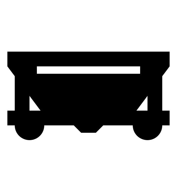 Train Car Hopper Covered