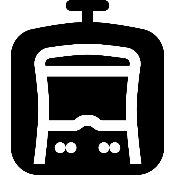 Train Lightrail Front Fill