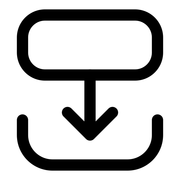 Transition Down Vector
