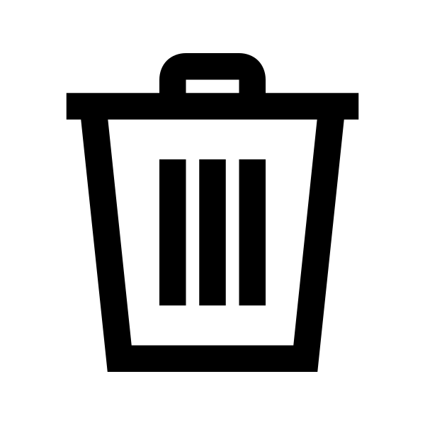 Trash Solid Vector