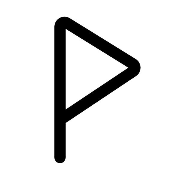 Triangle Flag Vector