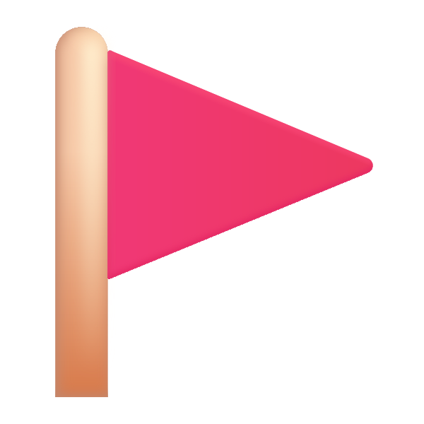 Triangular Flag Color Vector
