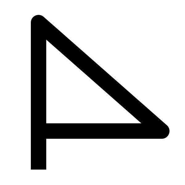 Triangular Flag Line
