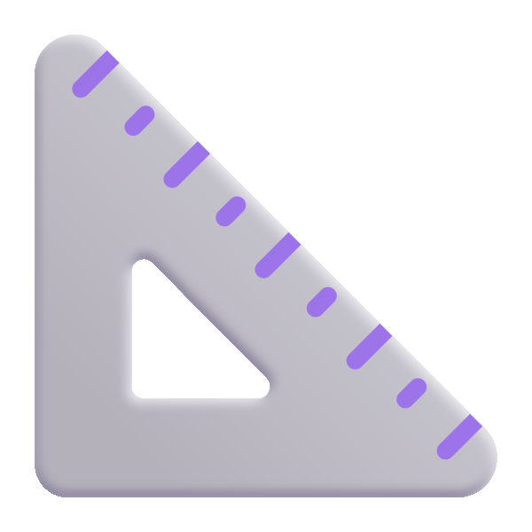 Triangular Ruler Color