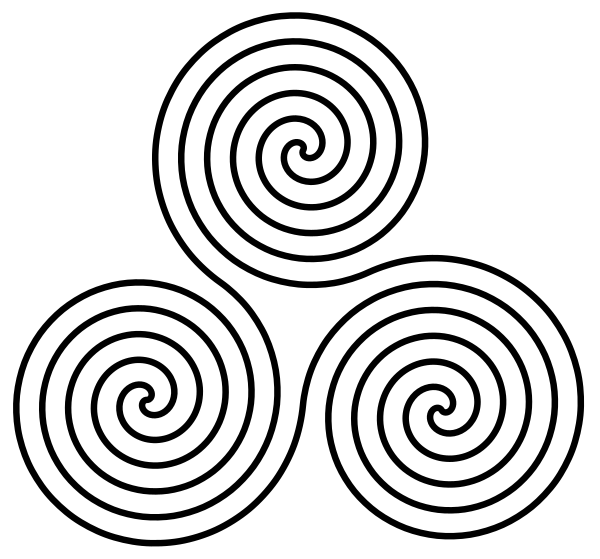 Triple Spiral Symbol