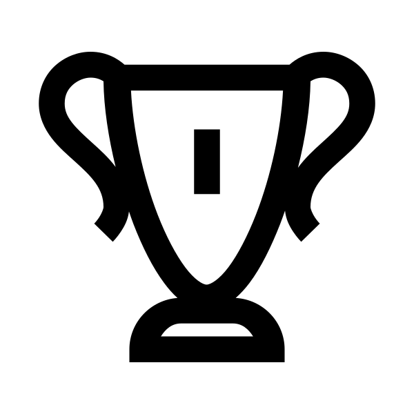 Trophy Solid Vector