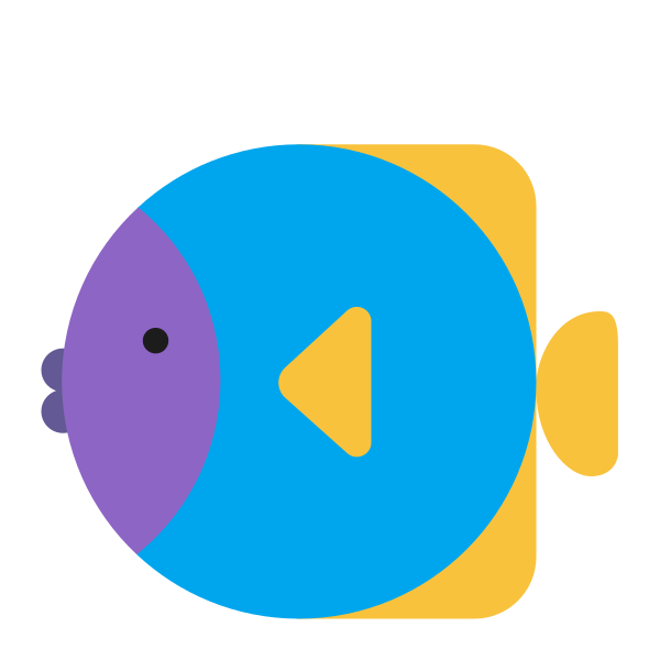 Tropical Fish Flat Vector