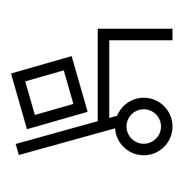 Truck Loading Solid Vector