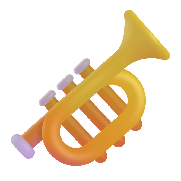 Trumpet Color Vector