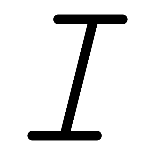 Type Italic