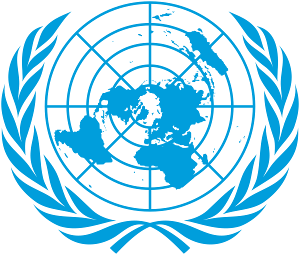 UN Emblem Blue Vector