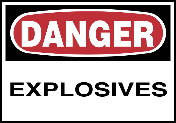 UNICOR Safety Sign DGR 16