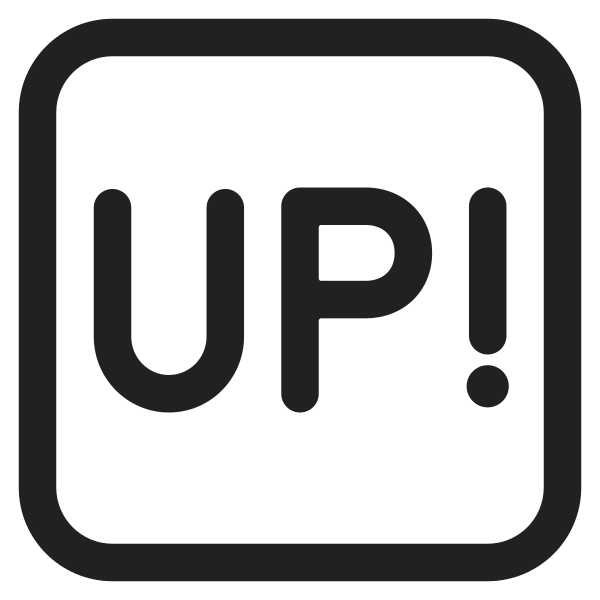 Up! Button High Contrast