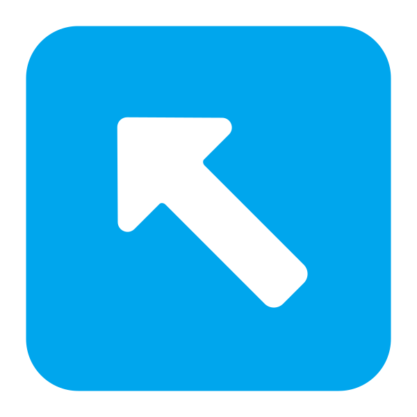 Up Left Arrow Flat
