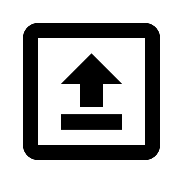 Upload Box Outline