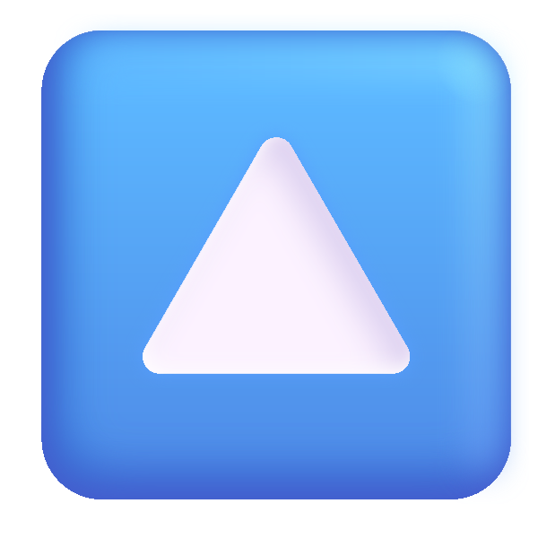 Upwards Button Color Vector