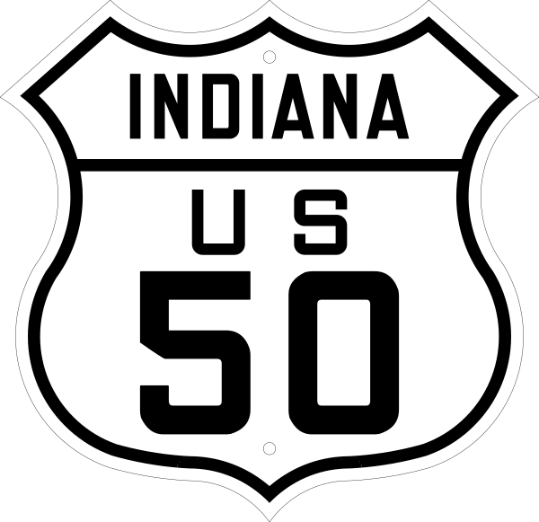 US 50 Indiana 1926