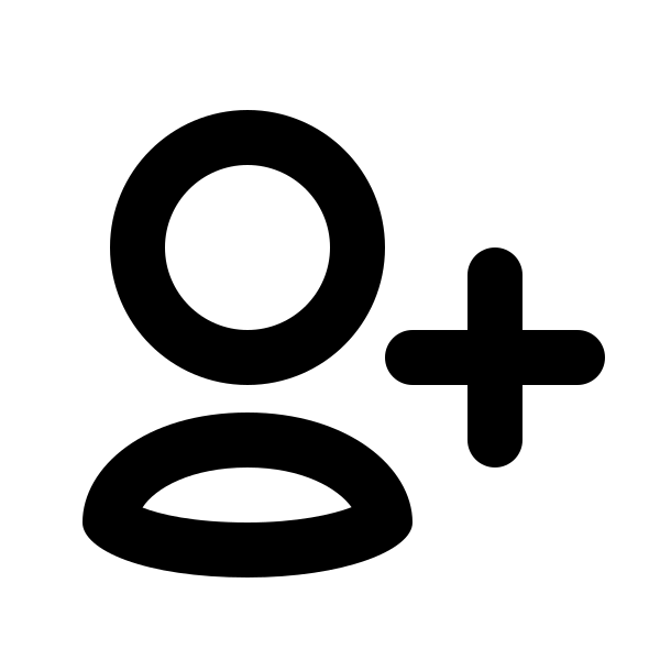 User Add Outline Vector