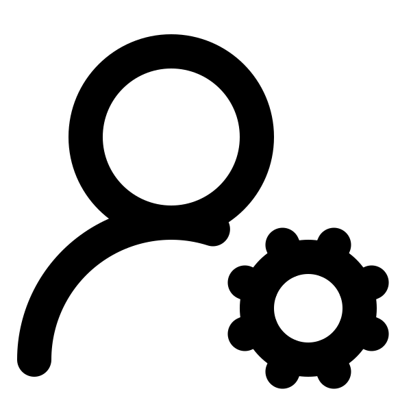 User Round Cog