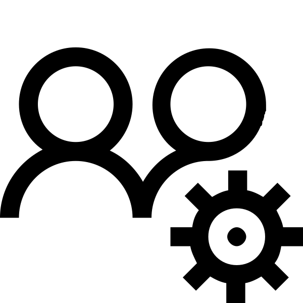 Users Cog Solid
