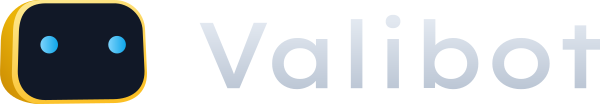 Valibot Wordmark Dark