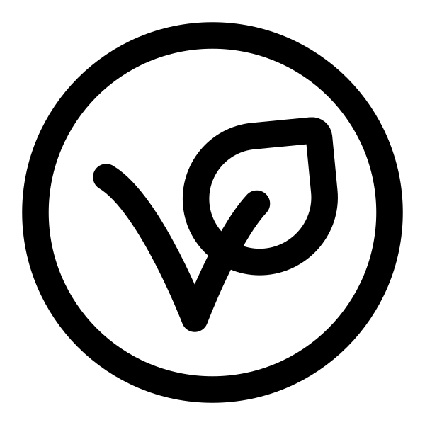 Vegan Circle Vector
