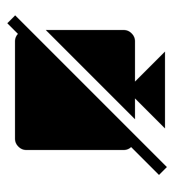 Videocam Off Fill