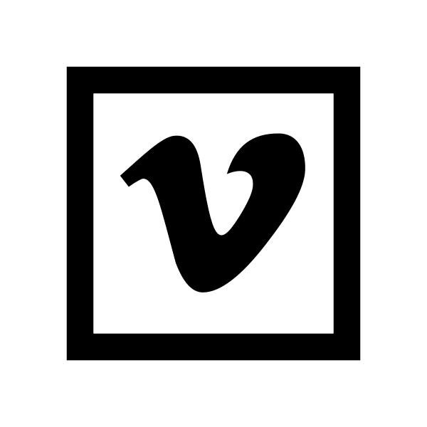 Vimeo Square Vector
