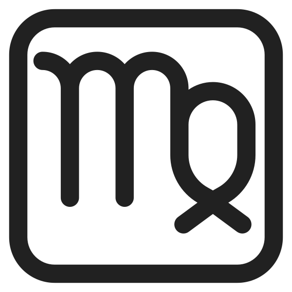 Virgo High Contrast Vector