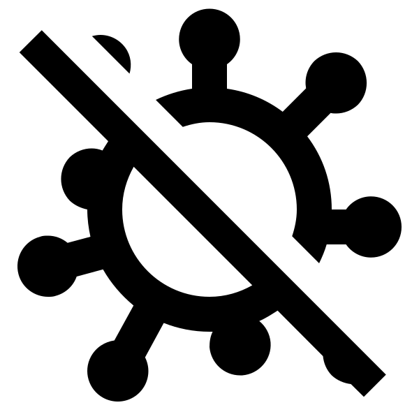 Virus Off Outline
