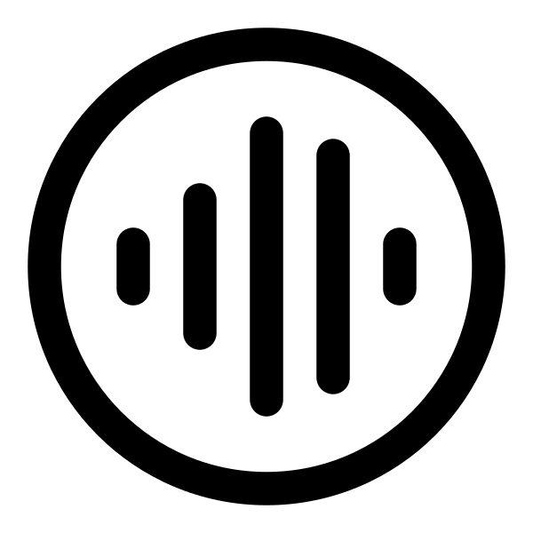 Voice Circle Vector