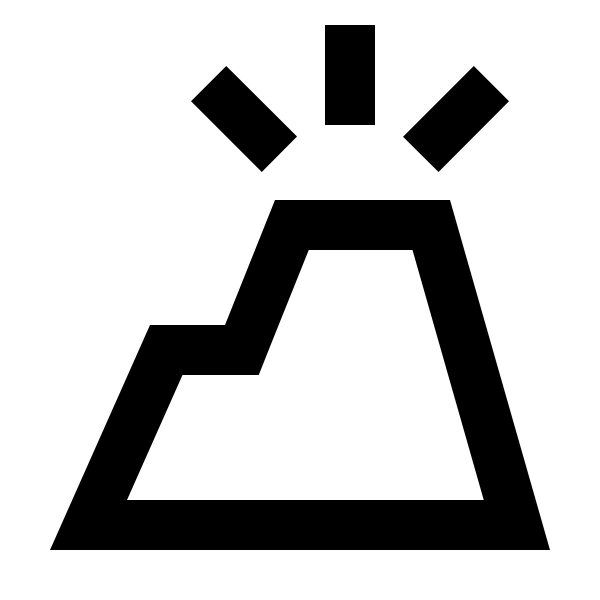 Volcano Outline