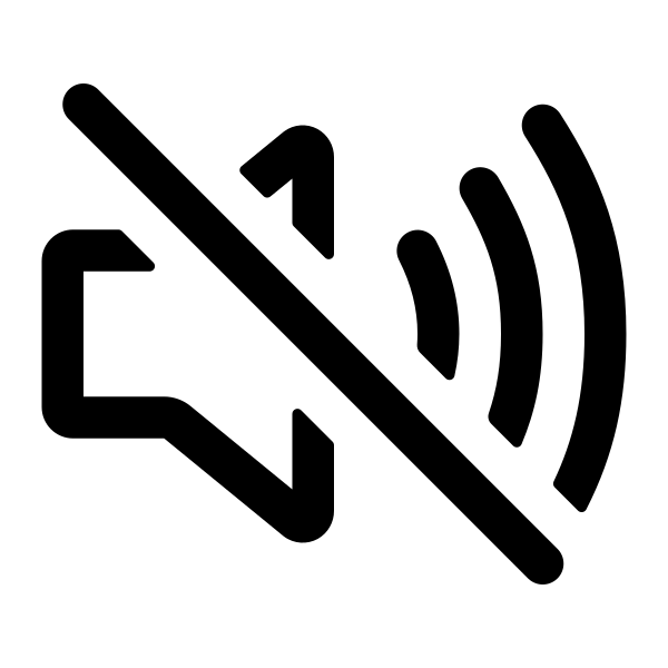 Volume Mute Outline