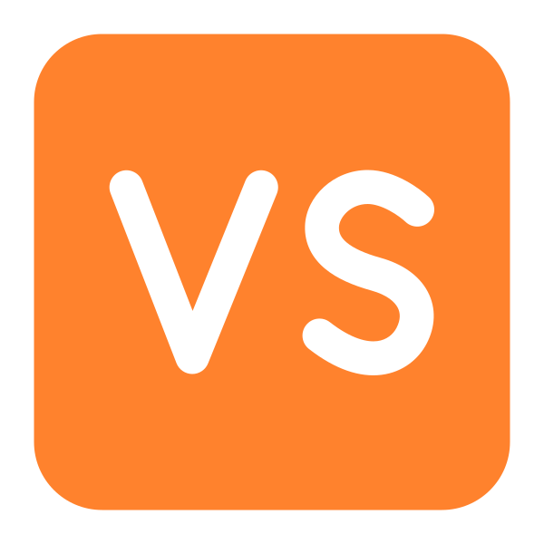 Vs Button Flat