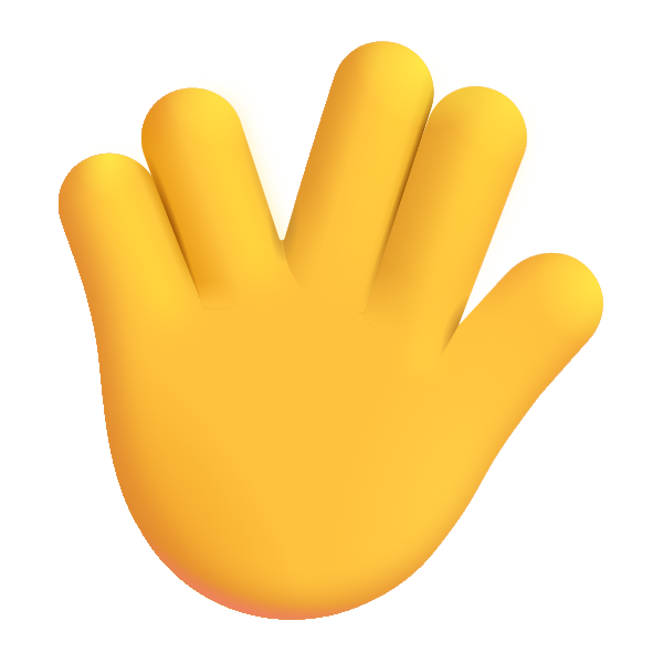 Vulcan Salute Color Default Vector