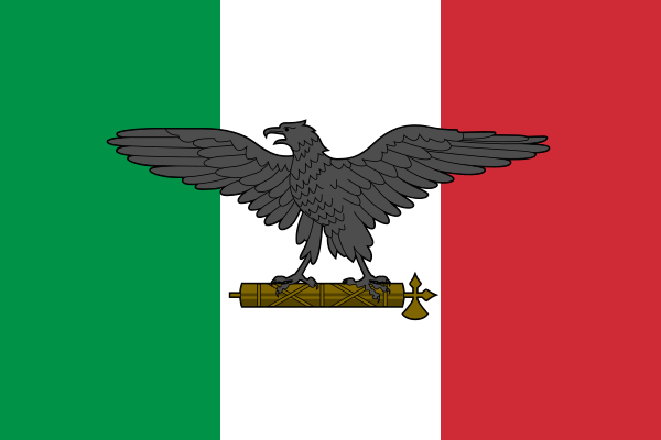 War Flag Of The Italian Social Republic