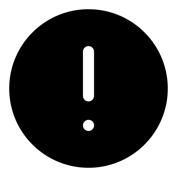 Warning Circle Vector