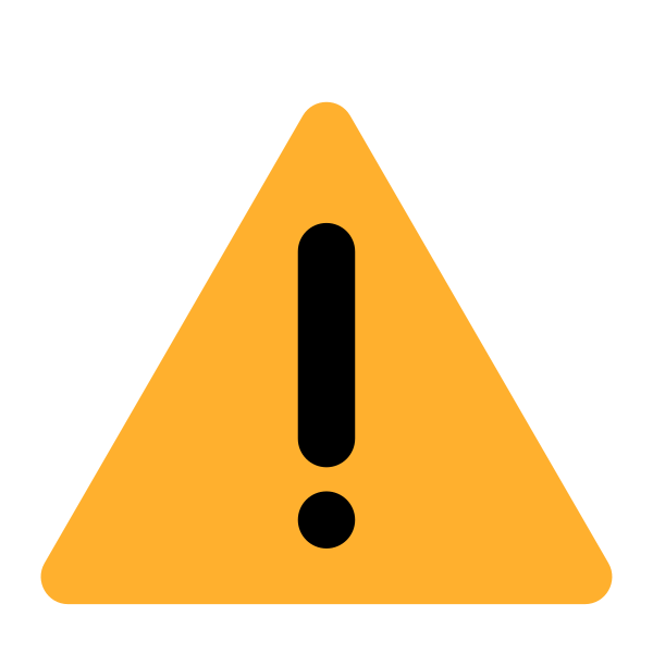 Warning Flat Vector