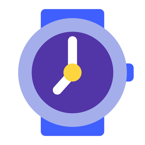 Watch Flat Vector