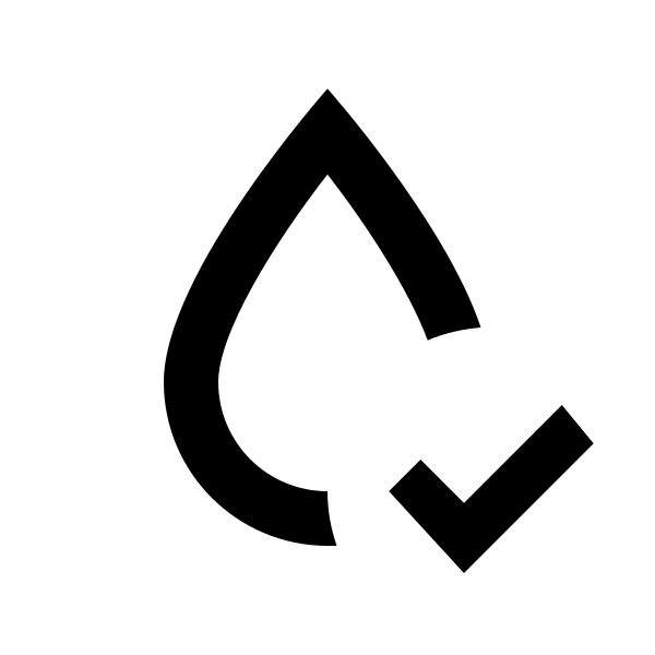 Water Check Outline