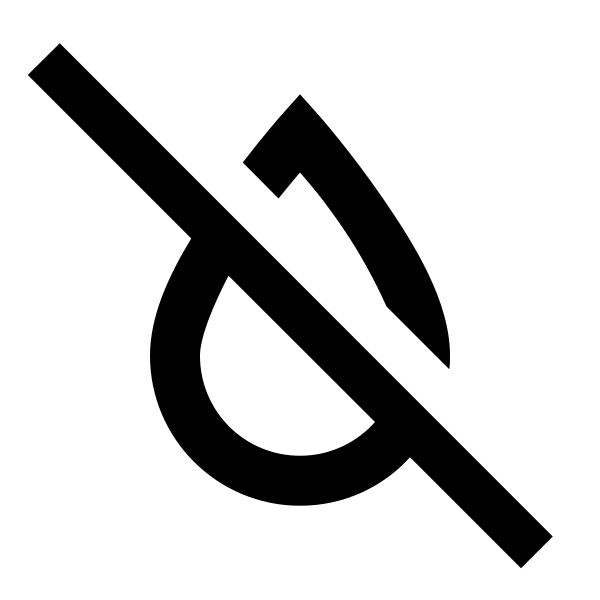 Water Off Outline